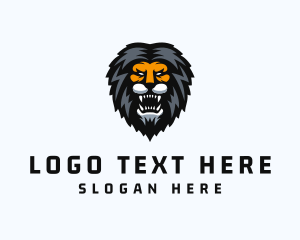 Lion - Fierce Lion Safari logo design