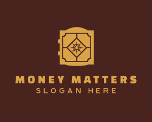 Golden Money Vault logo design