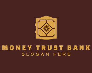 Golden Money Vault logo design