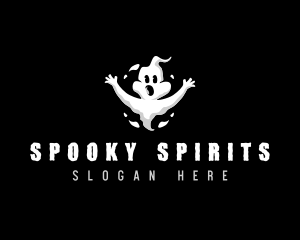 Spooky Ghost Spirit logo design