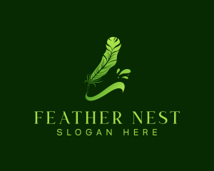 Feather Quill Ink logo design