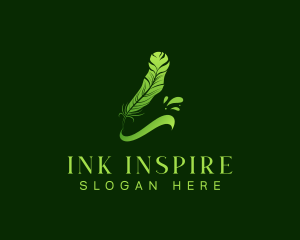 Feather Quill Ink logo design