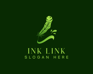 Feather Quill Ink logo design