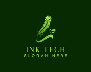 Feather Quill Ink logo design