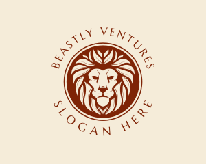 Regal Lion Animal logo design