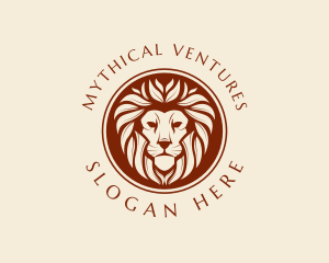 Regal Lion Animal logo design