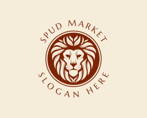 Regal Lion Animal logo design