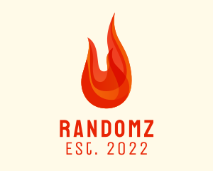 Hot Flaming Torch logo
