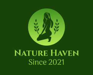 Sexy Nature Woman logo design