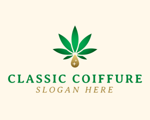 Cannabis Natural Oil logo design