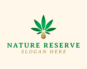 Cannabis Natural Oil logo design