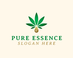 Cannabis Natural Oil logo design