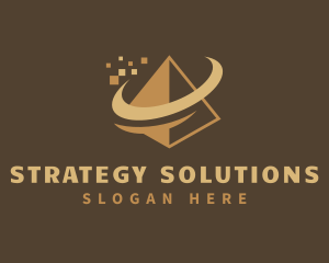 Gold Pyramid Management logo design