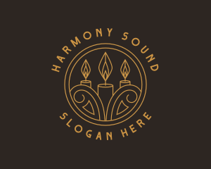 Candle Flame Aromatheraphy logo