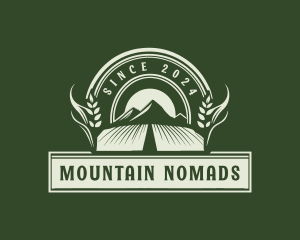 Mountain Farming Field logo design