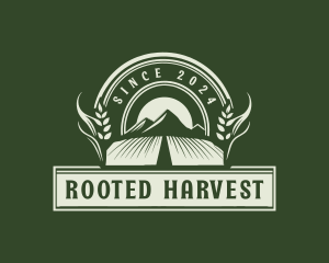 Mountain Farming Field logo design