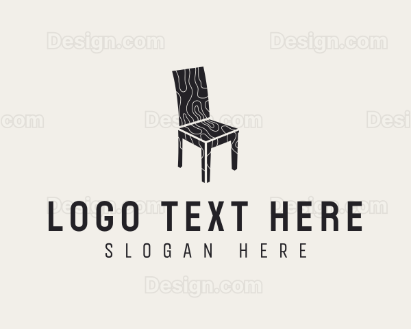 Furniture Wooden Chair Logo