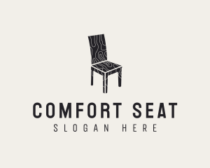 Furniture Wooden Chair logo design