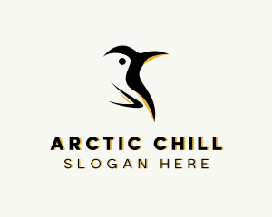 Wild Arctic Penguin logo