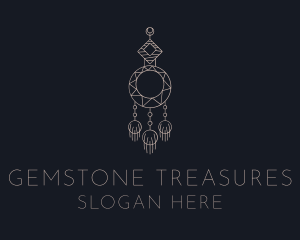 Precious Earring Accessory  logo design