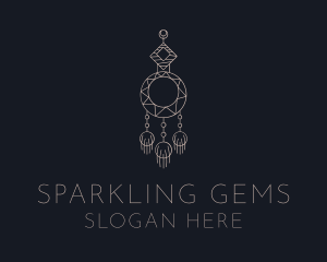 Precious Earring Accessory  logo design