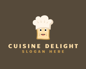 Bread Chef Hat logo design