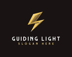 Lightning Energy Bolt logo design