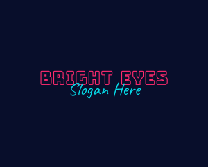 Bright Neon Gaming logo design