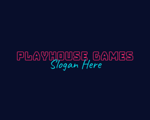 Bright Neon Gaming logo design