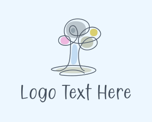 Ecology Tree Monoline logo