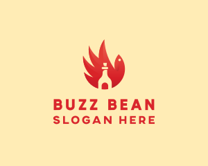 Chicken Wing Hot Sauce logo design