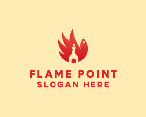 Chicken Wing Hot Sauce logo design