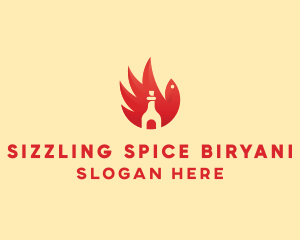 Chicken Wing Hot Sauce logo design