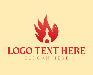 Chicken Wing Hot Sauce logo