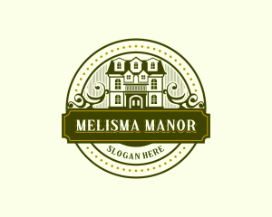 Mansion Real Estate House logo design