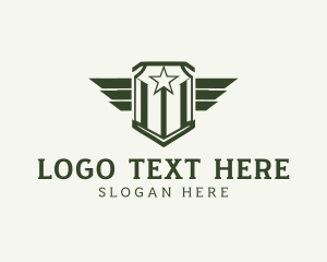 Military Armed Forces Shield logo
