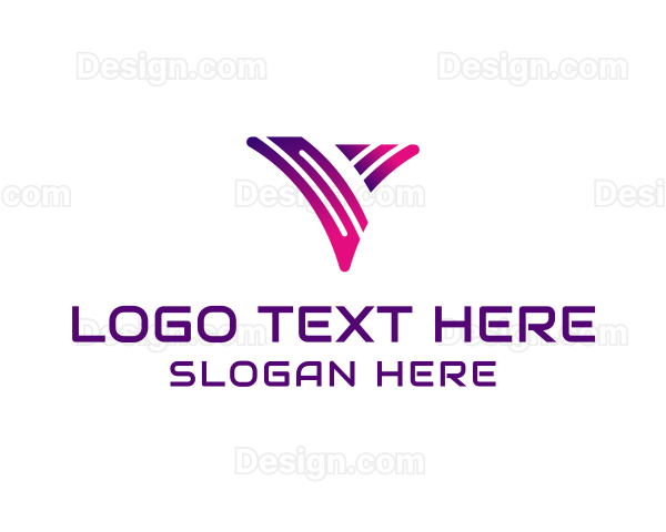 Corporate Modern Business Letter V Logo