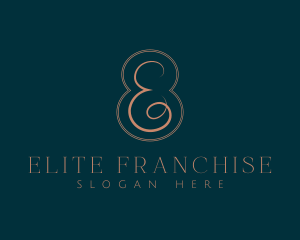 Minimalist Stylist Letter E logo design