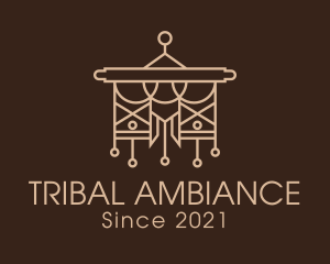 Tribal Handcrafted Macrame logo design