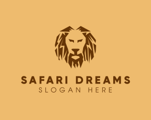 Safari Wild Lion logo design