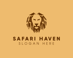 Safari Wild Lion logo design