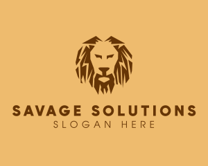 Safari Wild Lion logo design