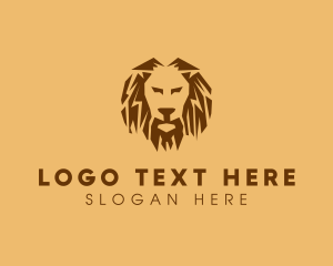 Lion - Safari Wild Lion logo design