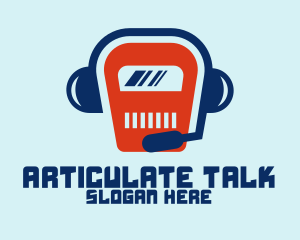 Tech Robot Talk logo design