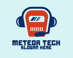 Tech Robot Talk logo design