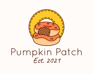 Donut Bite Patch logo design