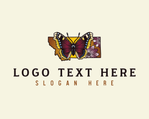 Montana Floral Butterfly logo