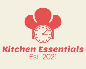 Chef Kitchen Timer logo design