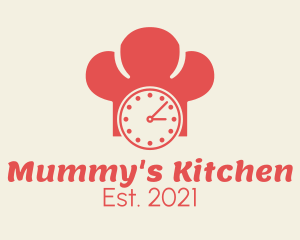 Chef Kitchen Timer logo design