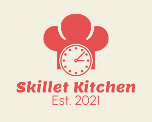 Chef Kitchen Timer logo design